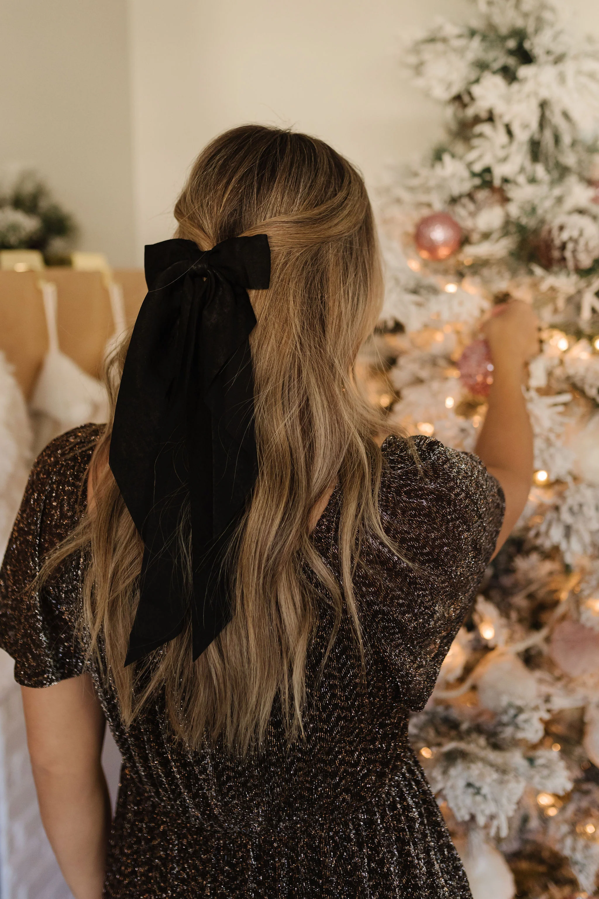 THE SATIN BOW RIBBON HAIR CLIPS - 3 COLORS - Payfeveri