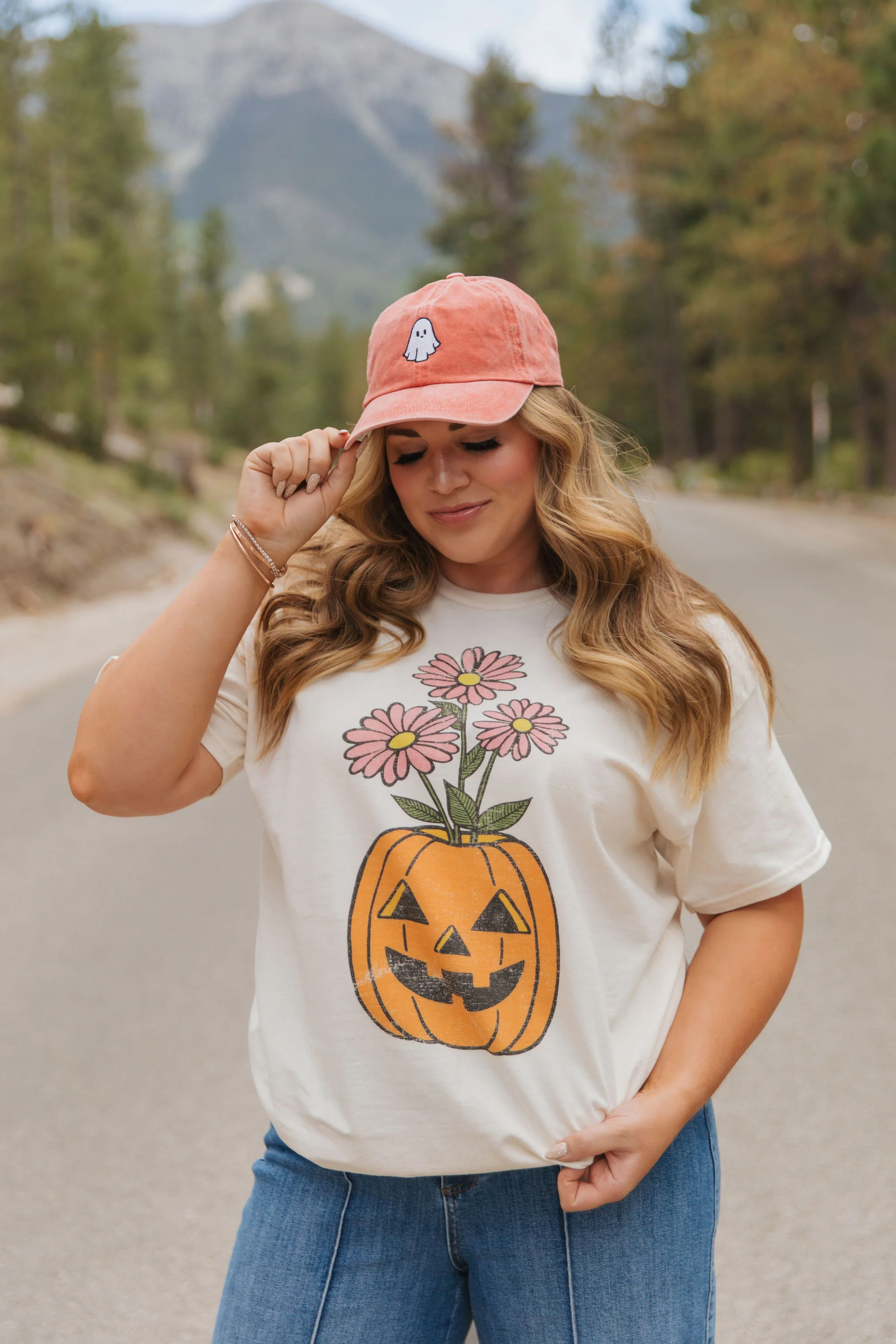 THE CUTE GHOST HAT IN ORANGE - Payfeveri