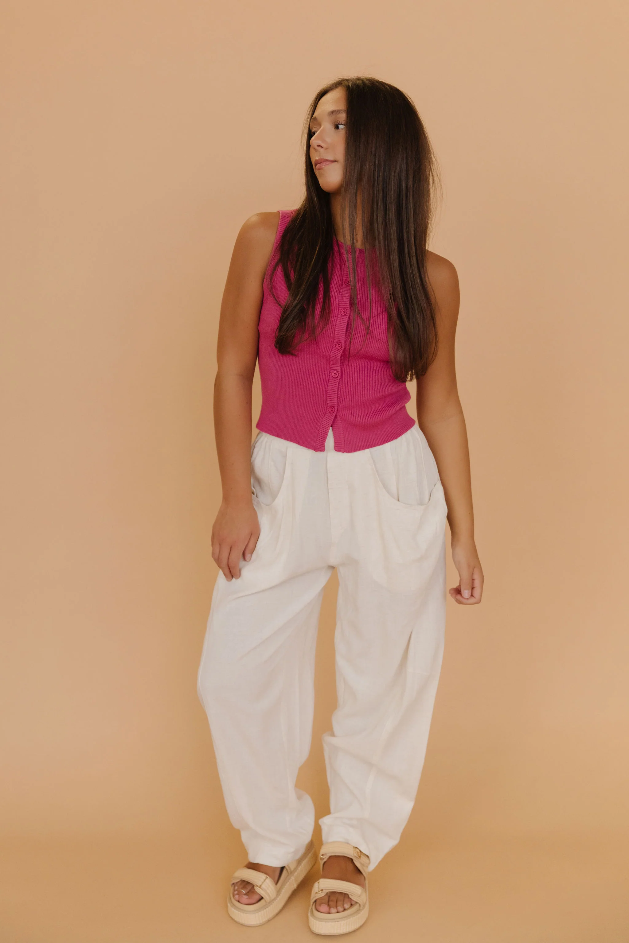 THE TRISTEN BARREL PANTS IN OATMEAL - Payfeveri