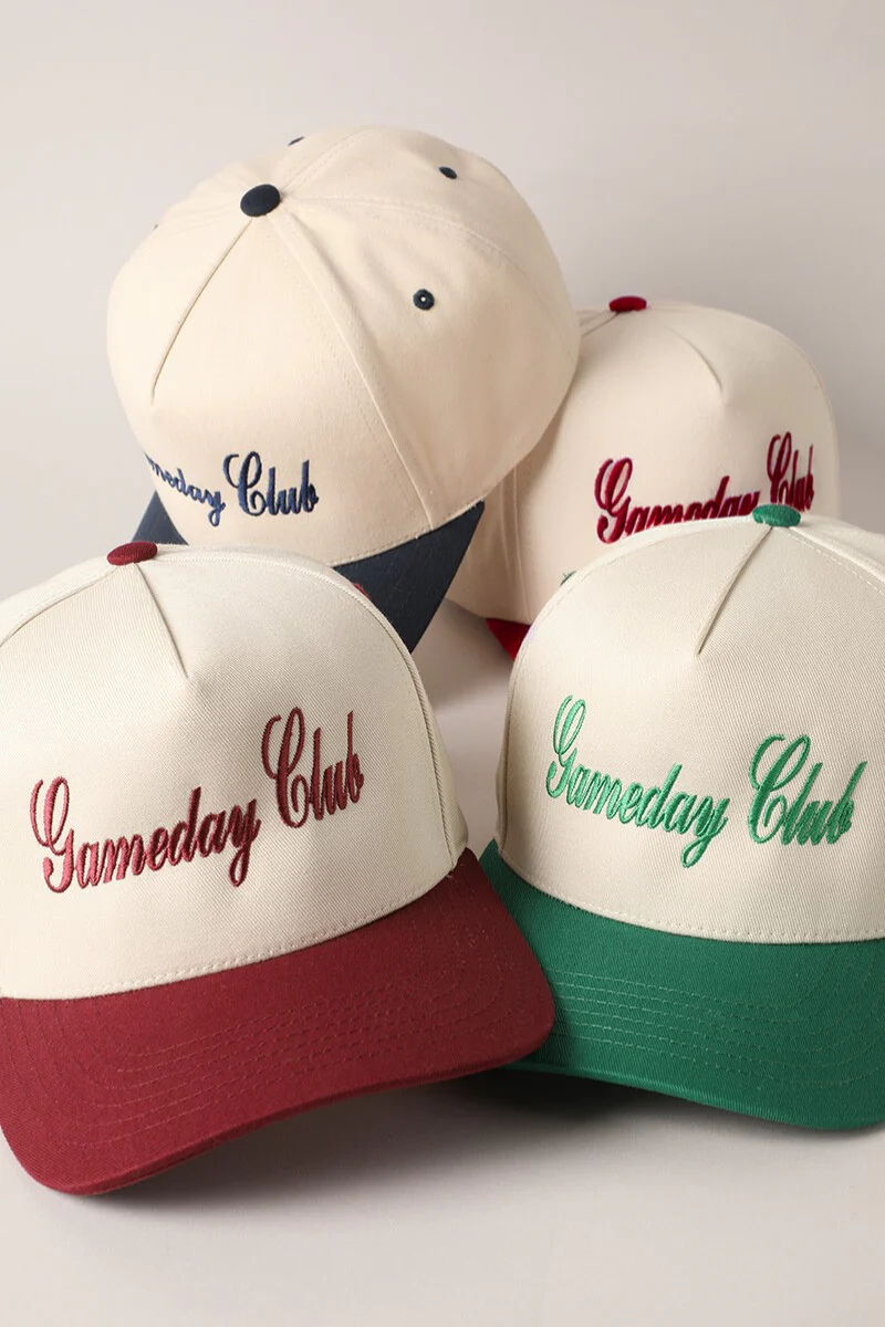 THE GAMEDAY CLUB TWO TONE BASEBALL CAP - Payfeveri