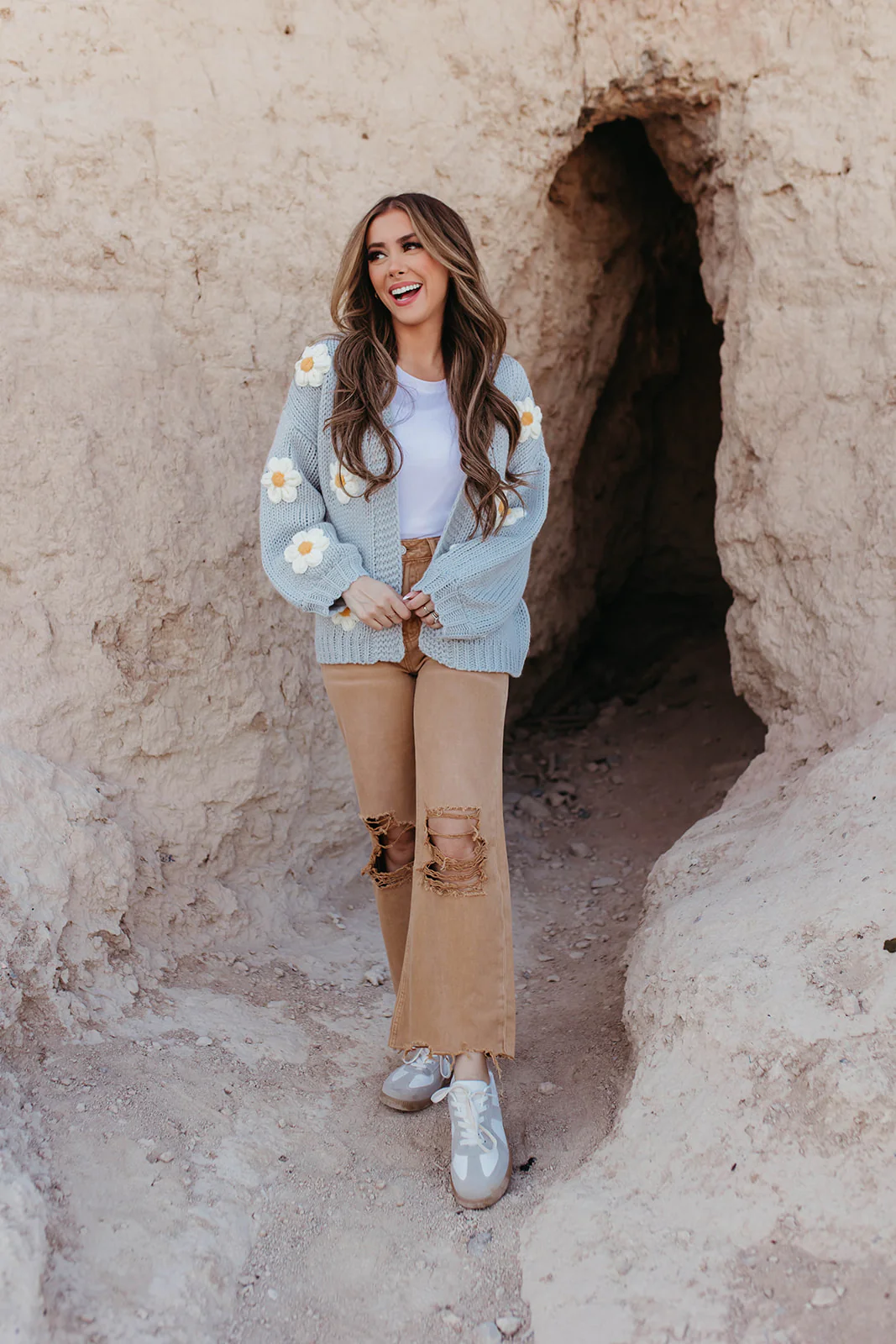 THE 90'S FLARE JEANS IN DISTRESSED COPPER BY VERVET - Payfeveri