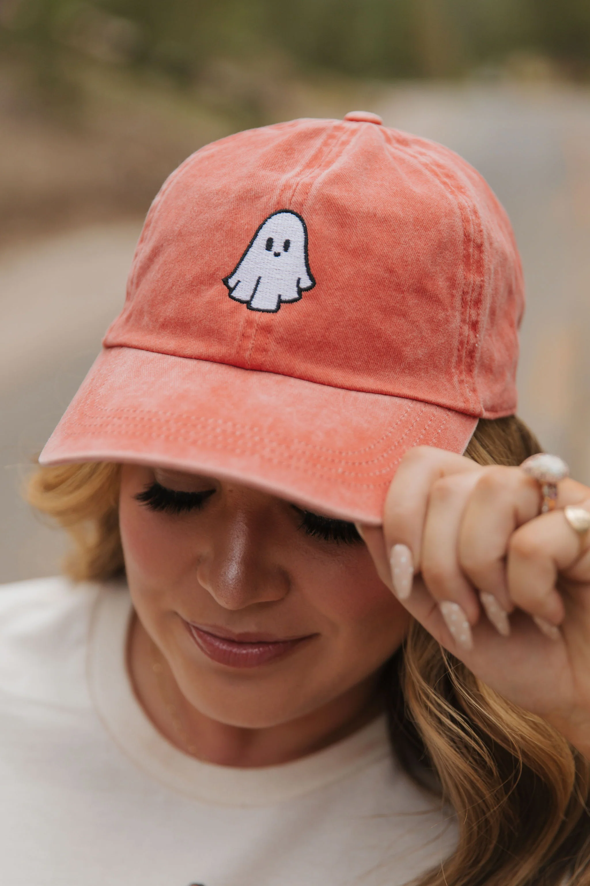 THE CUTE GHOST HAT IN ORANGE - Payfeveri