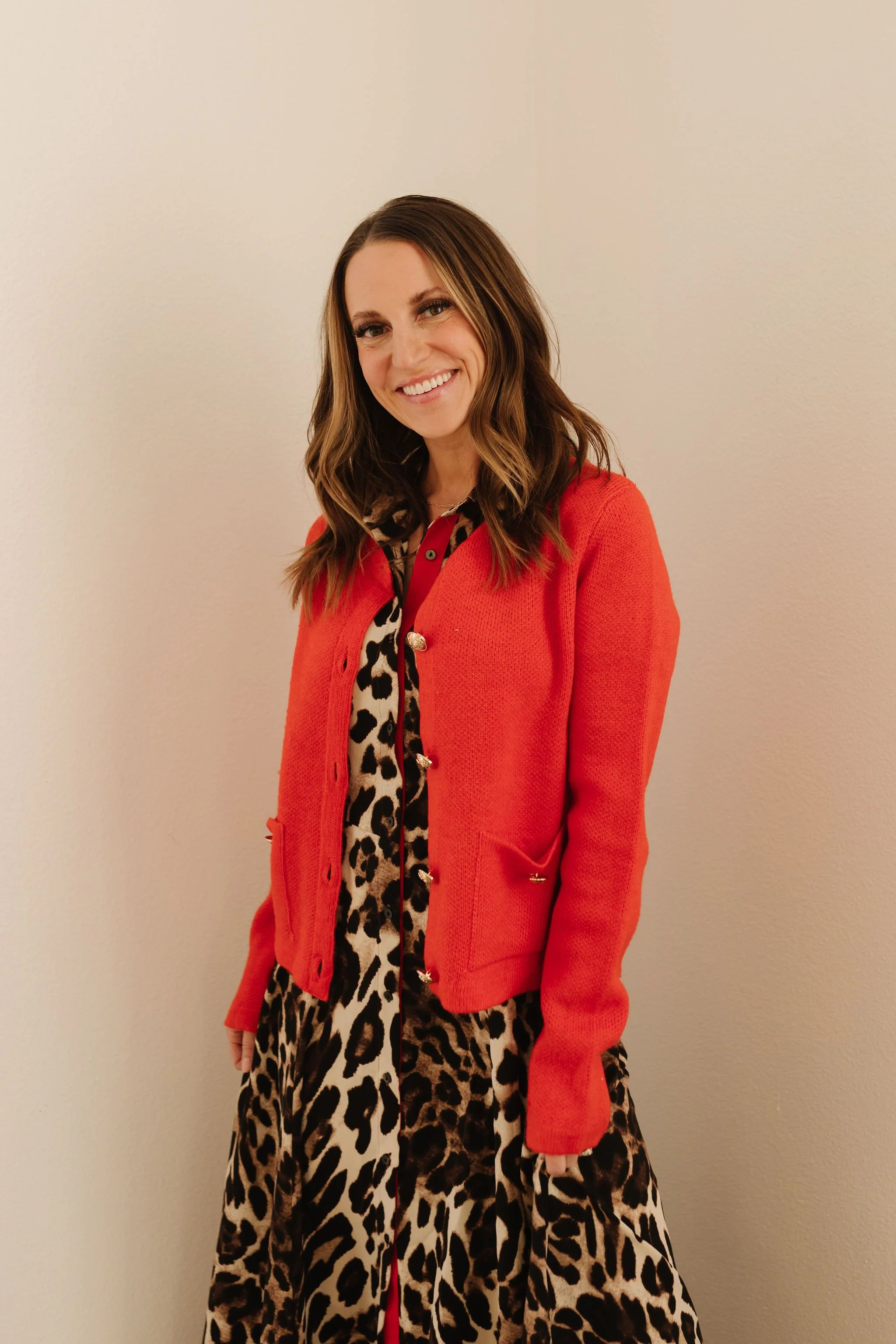 THE REMINGTON SWEATER CARDIGAN IN RED - Payfeveri