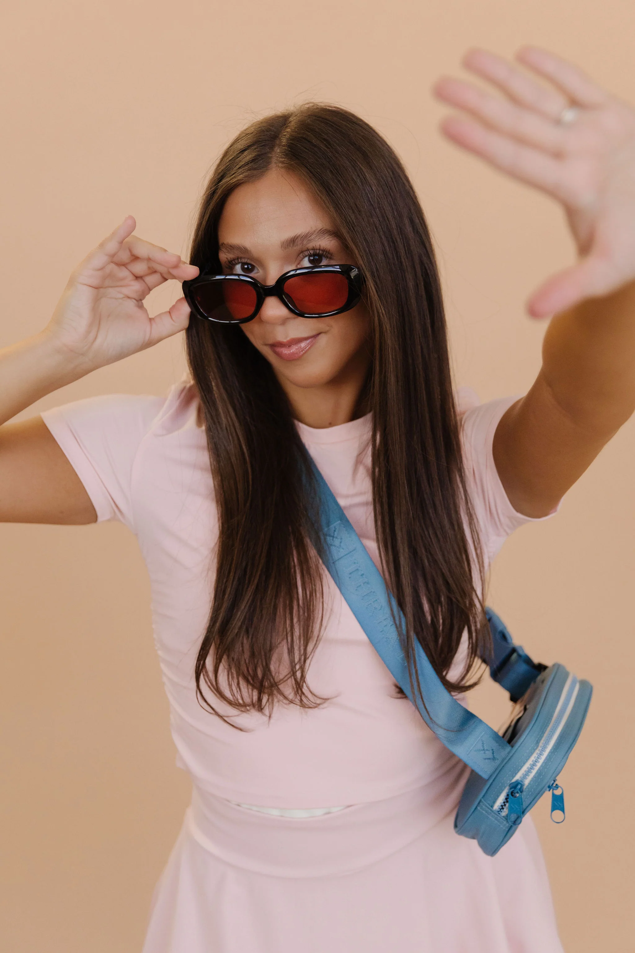 THE PAMELLA RUCHED TOP IN BALLERINA PINK - Payfeveri