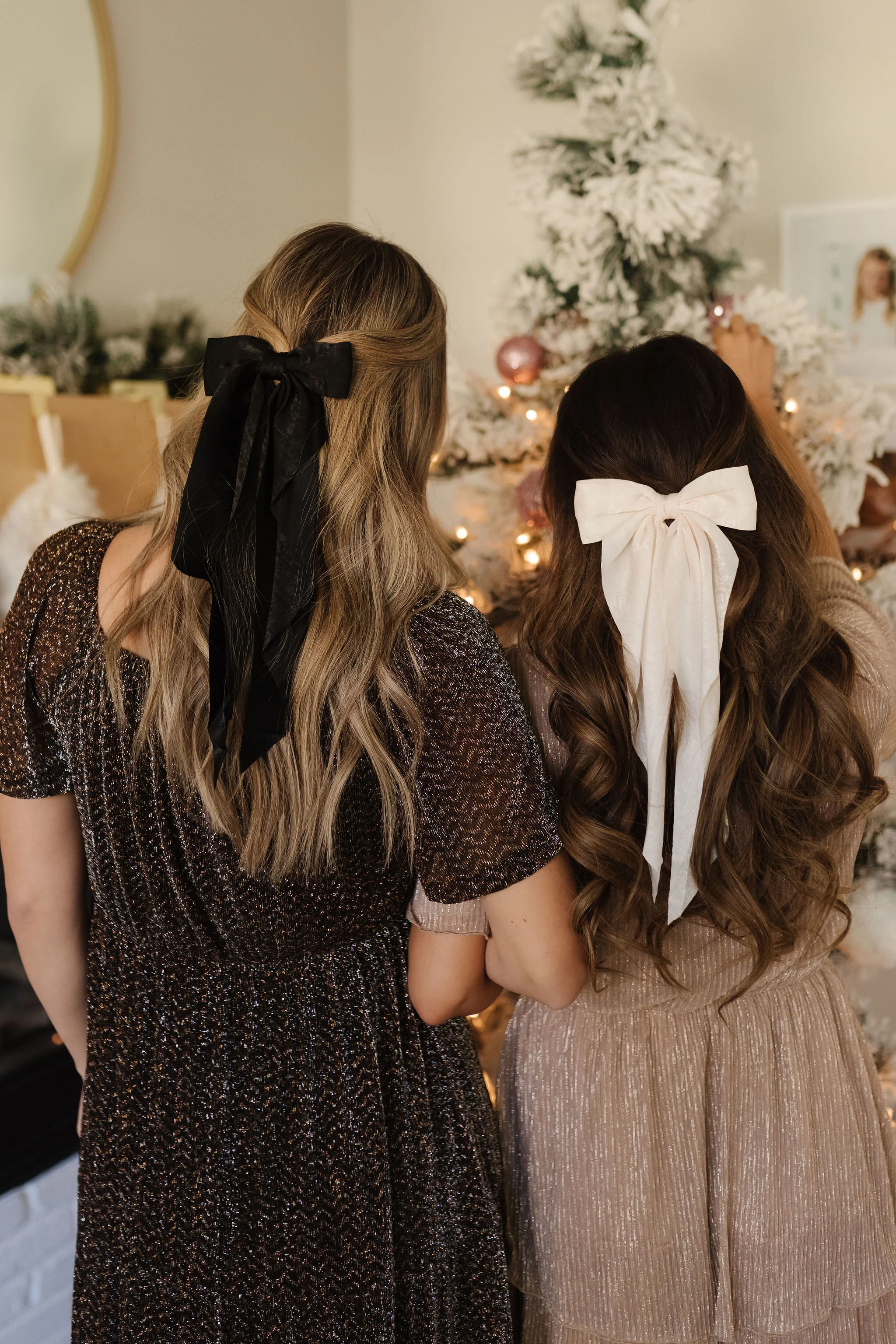 THE SATIN BOW RIBBON HAIR CLIPS - 3 COLORS - Payfeveri